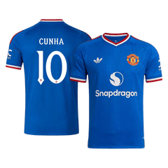Męska wyjazdowa koszulka Manchesteru United 2026/27 – CUNHA #10 (UCL)