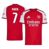 Męska domowa koszulka Arsenalu 2026/27 – SAKA #7 (wersja zawodnicza, UCL)