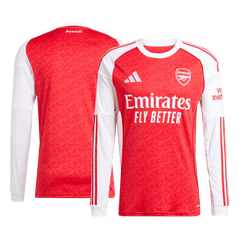 Męska Koszulka Domowa Arsenal Długi Rękaw 2025/26 - Topowe Koszulki Pilkarskie Sklep Internetowy