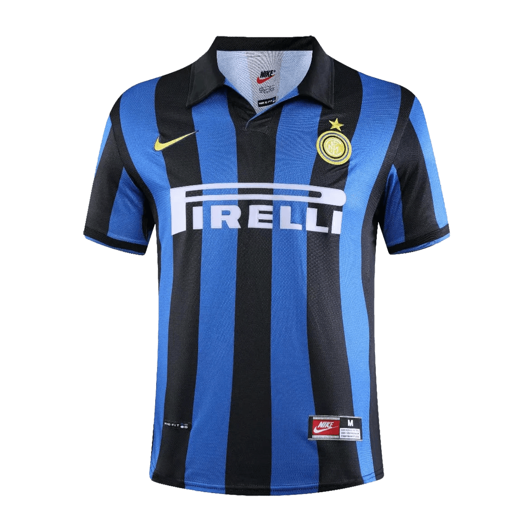 Męska domowa koszulka piłkarska Inter Mediolan Retro 1998/99 - Topowe Koszulki Pilkarskie Sklep Internetowy