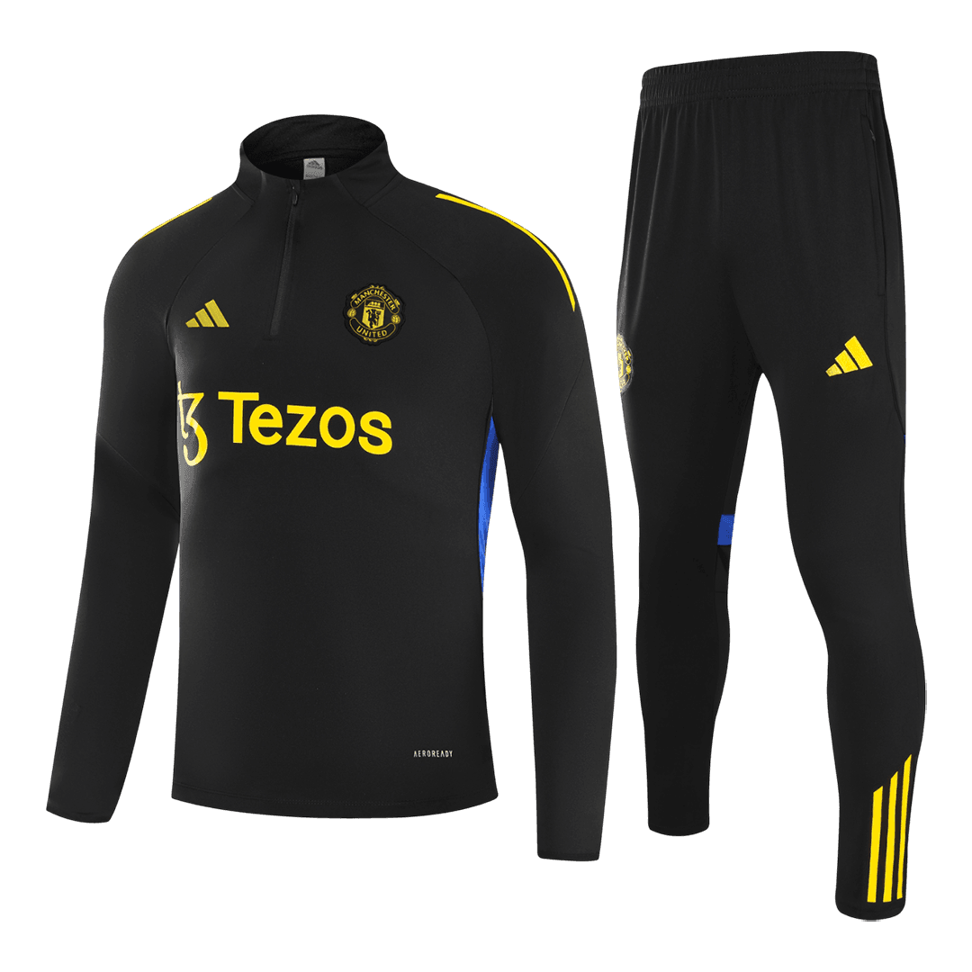 Męski Zestaw Treningowy Manchester United (Kurtka+Spodnie) 2025/26 - Topowe Koszulki Pilkarskie Sklep Internetowy