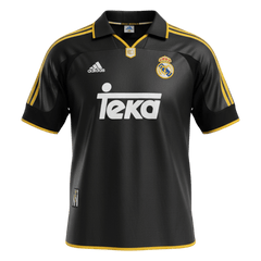 Męska Koszulka Retro Wyjazdowa Real Madrid 1999/01