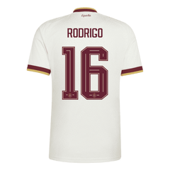 Męska koszulka Hiszpanii Champion Edition wyjazdowa RODRIGO #16 - Mundial 2026