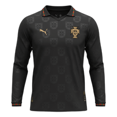 Męska Koszulka Portugal 2026 z Długim Rękawem - World Cup