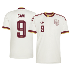 Męska koszulka Hiszpanii wyjazdowa GAVI #9 - Mundial 2026