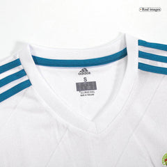 Męska Koszulka Retro Domowa Real Madryt BENZEMA #9 2017/18 - Topowe Koszulki Pilkarskie Sklep Internetowy