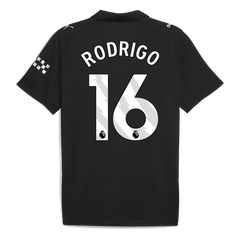 Męska Koszulka Wyjazdowa Manchester City RODRIGO #16 2025/26 - Topowe Koszulki Pilkarskie Sklep Internetowy