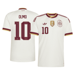 Męska koszulka Hiszpanii Champion Edition wyjazdowa OLMO #10 - Mundial 2026