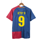 ETO'O #9 Męska retro koszulka piłkarska Barcelona domowa z sezonu 08/09 - UCL Final - Topowe Koszulki Pilkarskie Sklep Internetowy