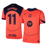 Męska Koszulka Trzecia Wyjazdowa Barcelona RAPHINHA #11 2025/26 - UCL - Topowe Koszulki Pilkarskie Sklep Internetowy