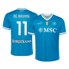 Męska Koszulka Domowa Napoli DE BRUYNE #11 2025/26 - Topowe Koszulki Pilkarskie Sklep Internetowy