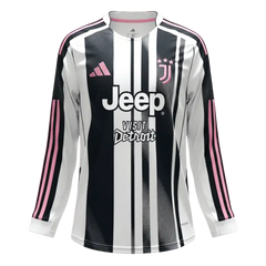 Męska Koszulka Domowa Juventus 2025/26 z Długim Rękawem