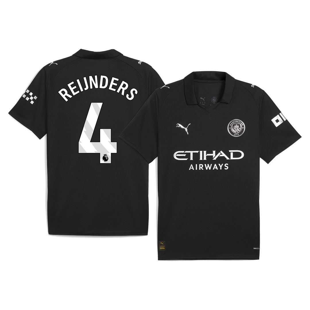 Męska Koszulka Wyjazdowa Manchester City REIJNDERS #4 2025/26