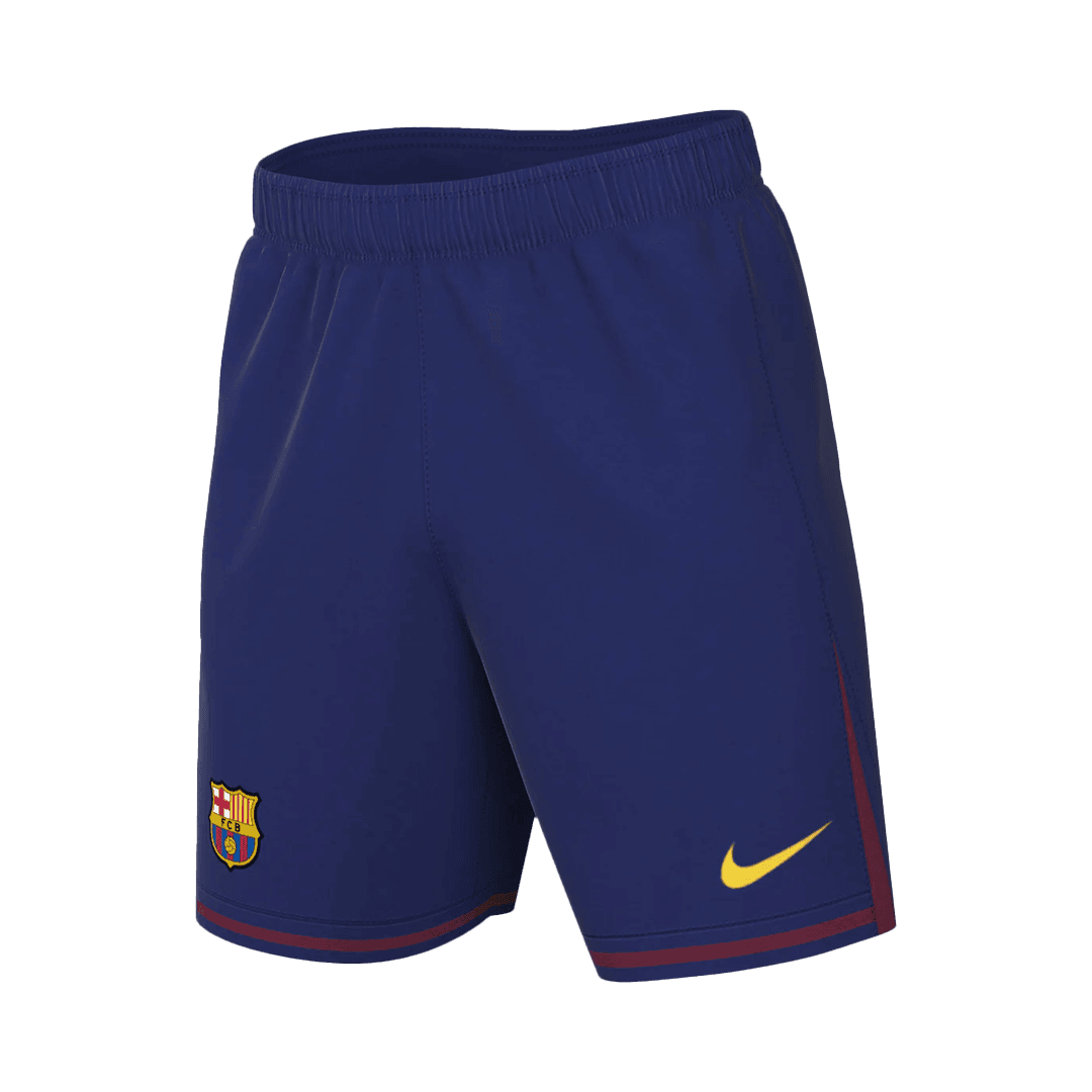 Męskie Spodenki Domowe FC Barcelona 25/26 - Topowe Koszulki Pilkarskie Sklep Internetowy