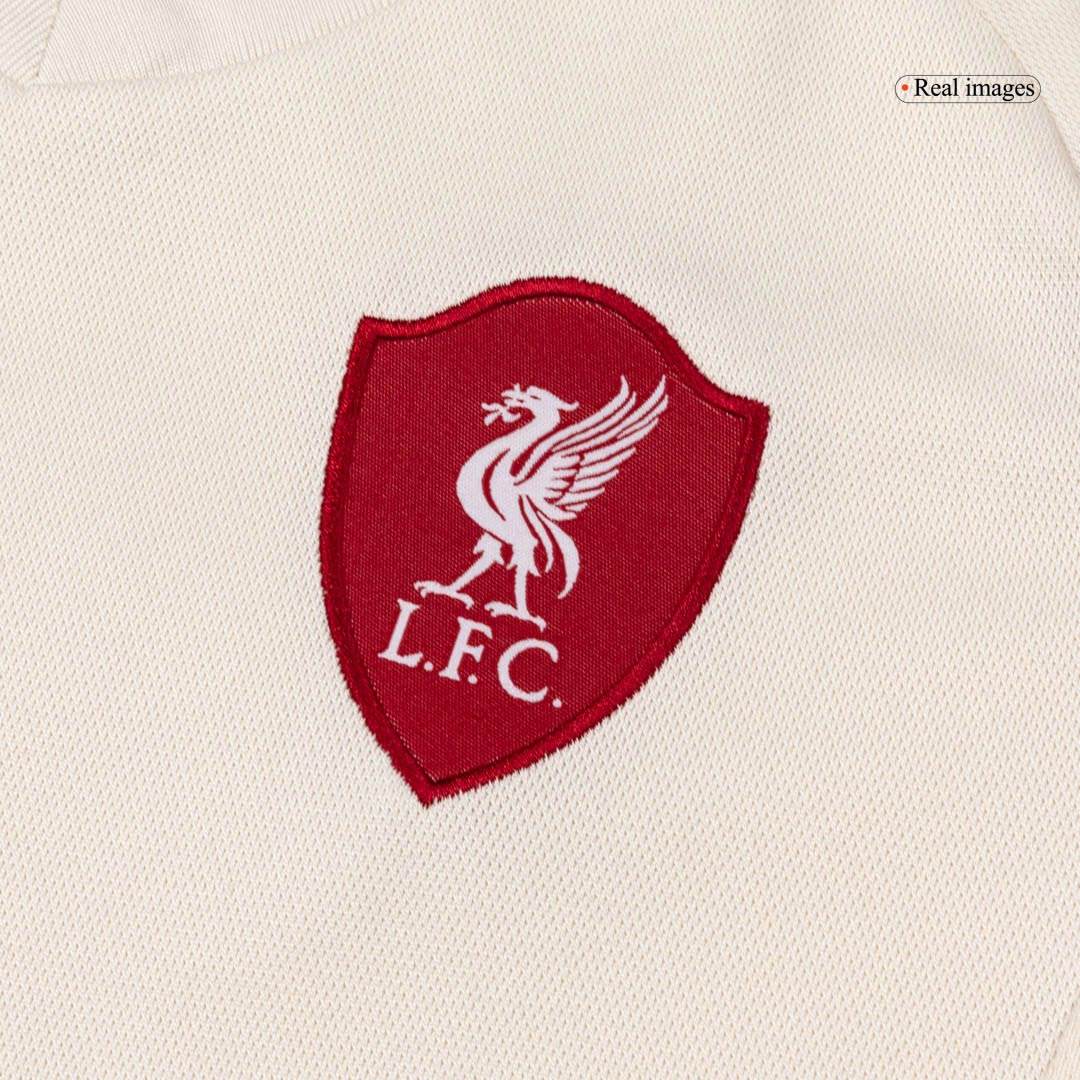 Dziecięcy Zestaw Wyjazdowa Liverpool (Koszulka + Spodenki + Skarpety) 2025/26 - Topowe Koszulki Pilkarskie Sklep Internetowy