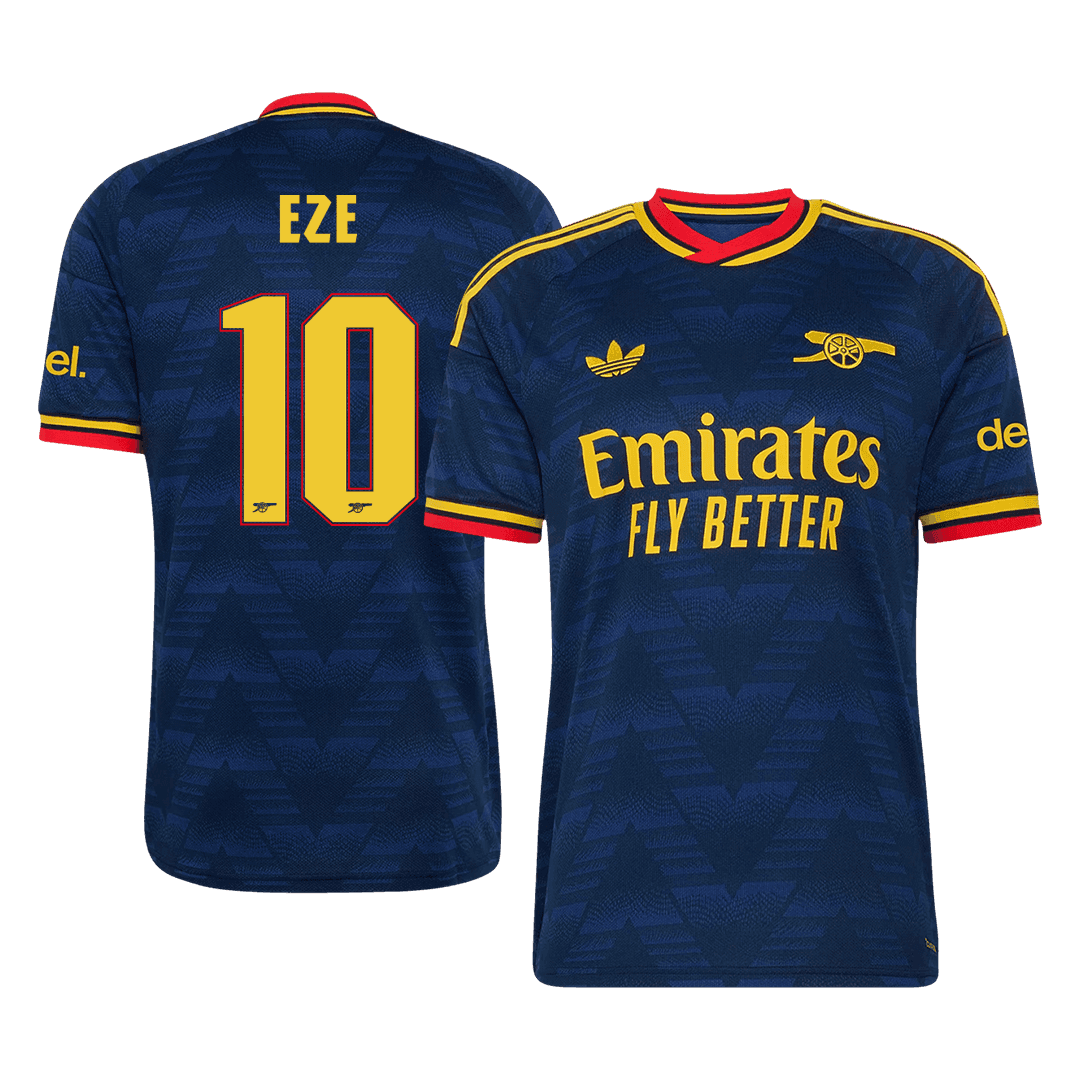 Męska wyjazdowa koszulka Arsenalu 2026/27 – EZE #10 (UCL)