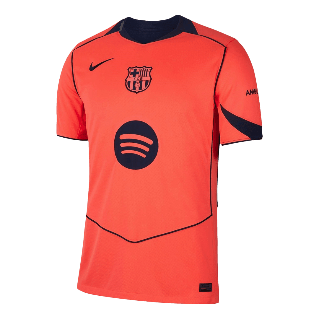 Męska Koszulka Trzecia Wyjazdowa Barcelona GAVI #6 2025/26 - UCL - Topowe Koszulki Pilkarskie Sklep Internetowy