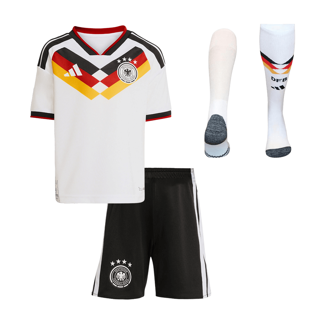 Dziecięcy kompletny strój Niemiec domowy – Mundial 2026