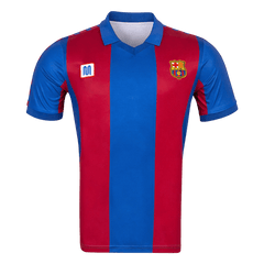 Męska Koszulka Retro Domowa Barcelona 1980/82