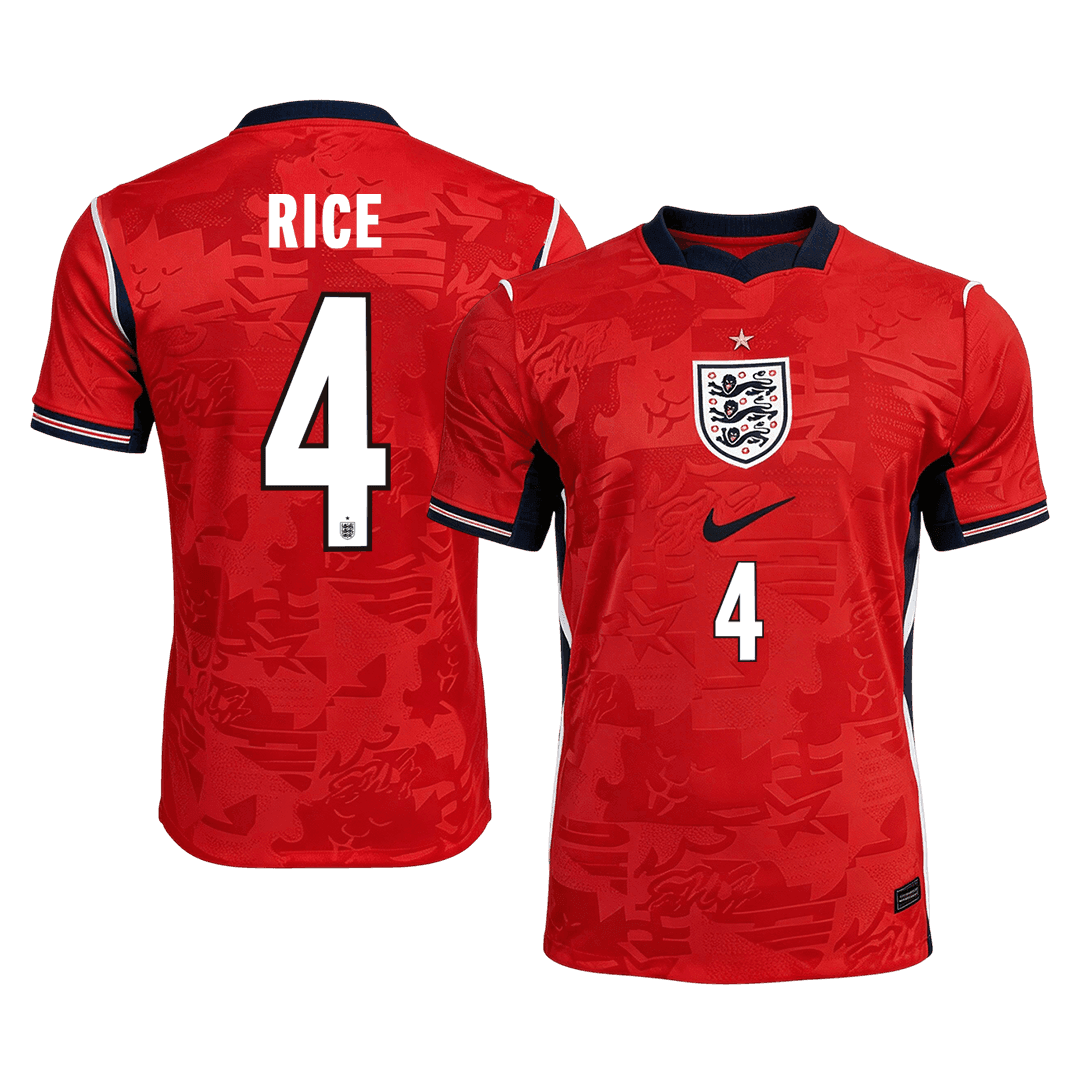 Męska koszulka Anglii wyjazdowa RICE #4 – Mundial 2026
