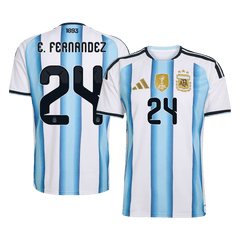 Męska domowa koszulka Argentyny Mundial 2026 – E. FERNANDEZ #24