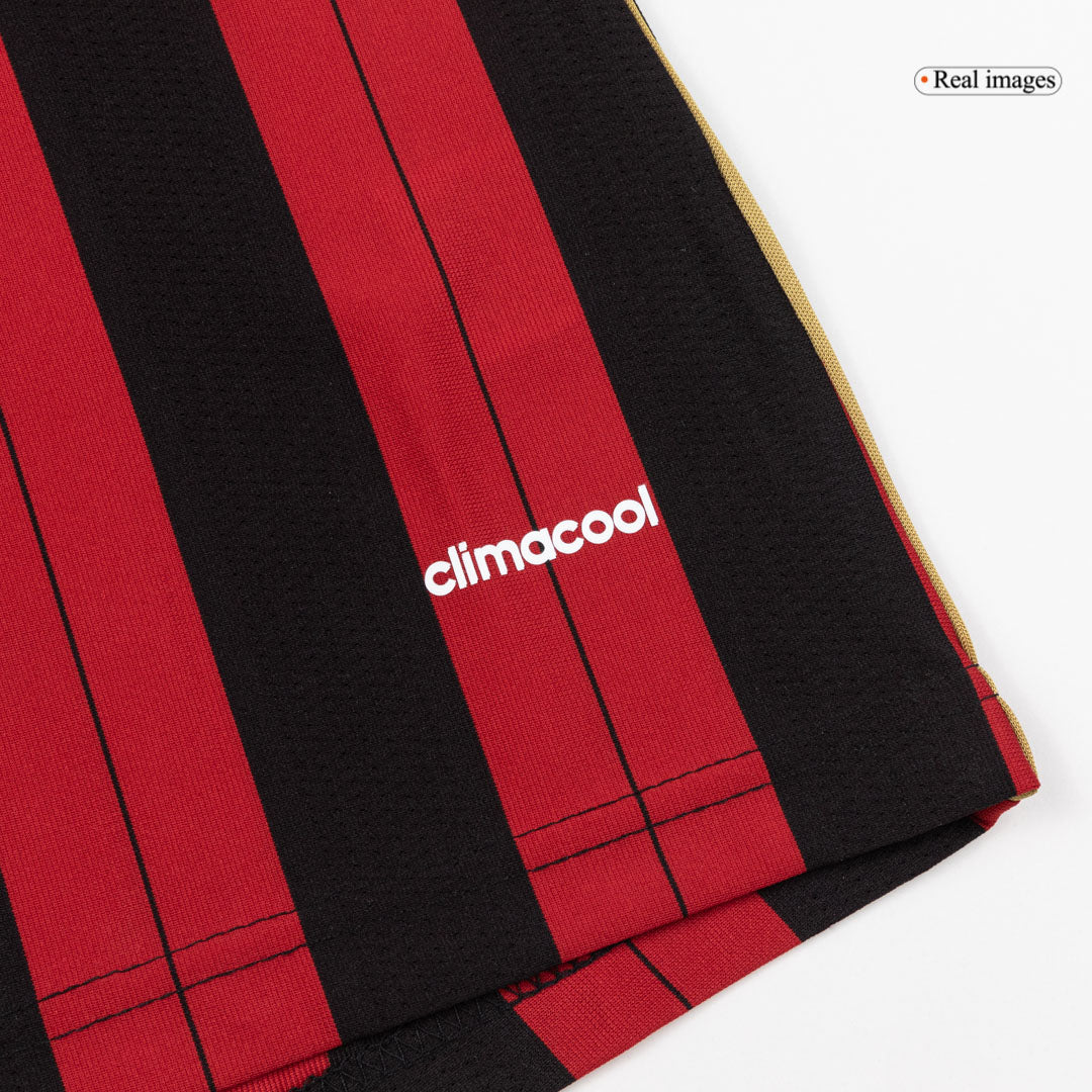 Męska Koszulka Retro Domowa AC Milan 2013/14 z Długim Rękawem