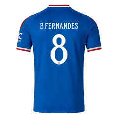 Męska wyjazdowa koszulka Manchesteru United 2026/27 – B. FERNANDES #8 (UCL)
