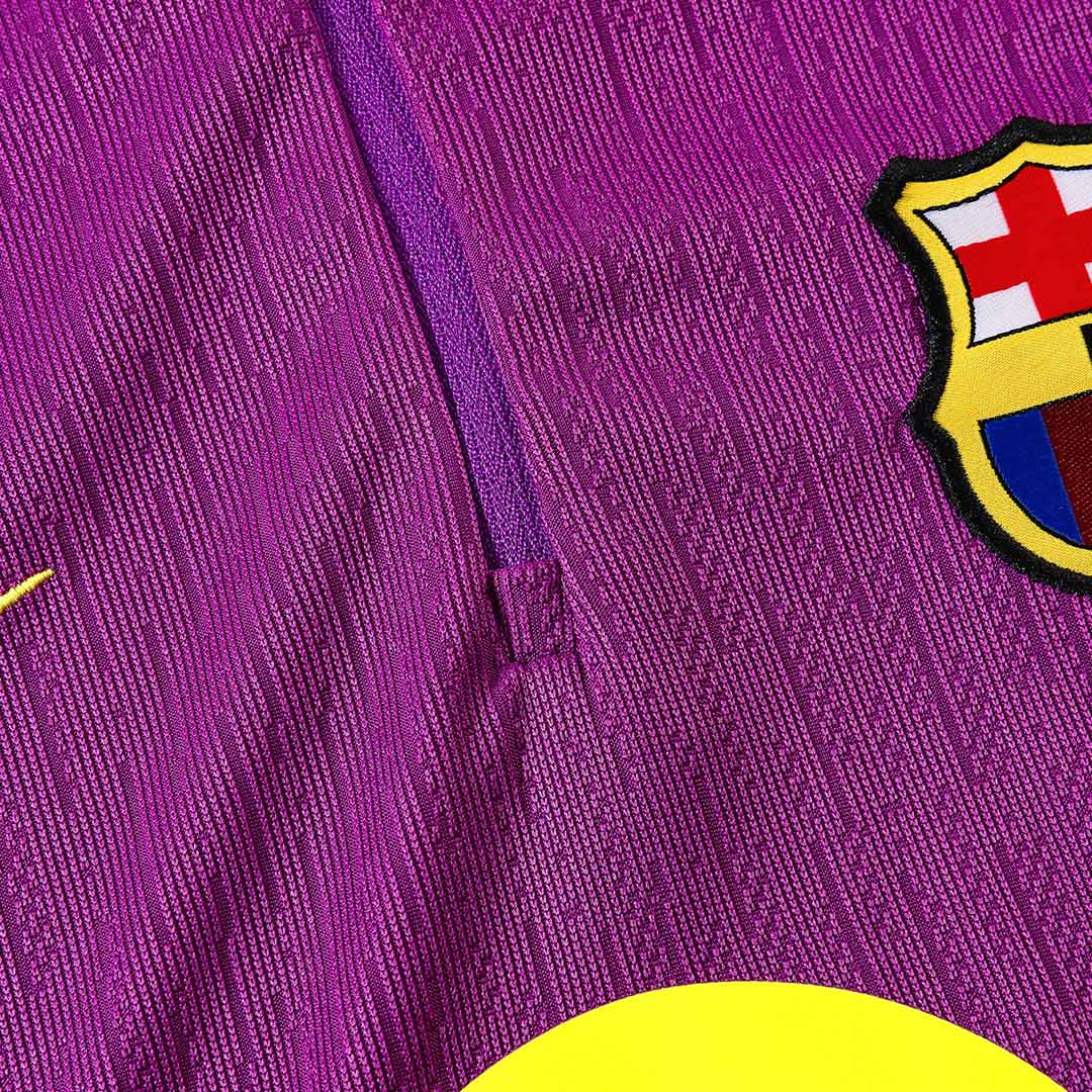 Juniorski Barcelona Bluza z zamkiem Komplet Dresowy 2025/26 Fioletowy