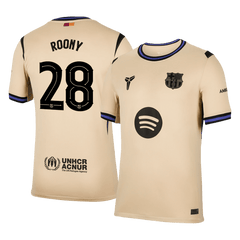 Męska Koszulka Wyjazdowa Barcelona ROONY #28 2025/26 - UCL