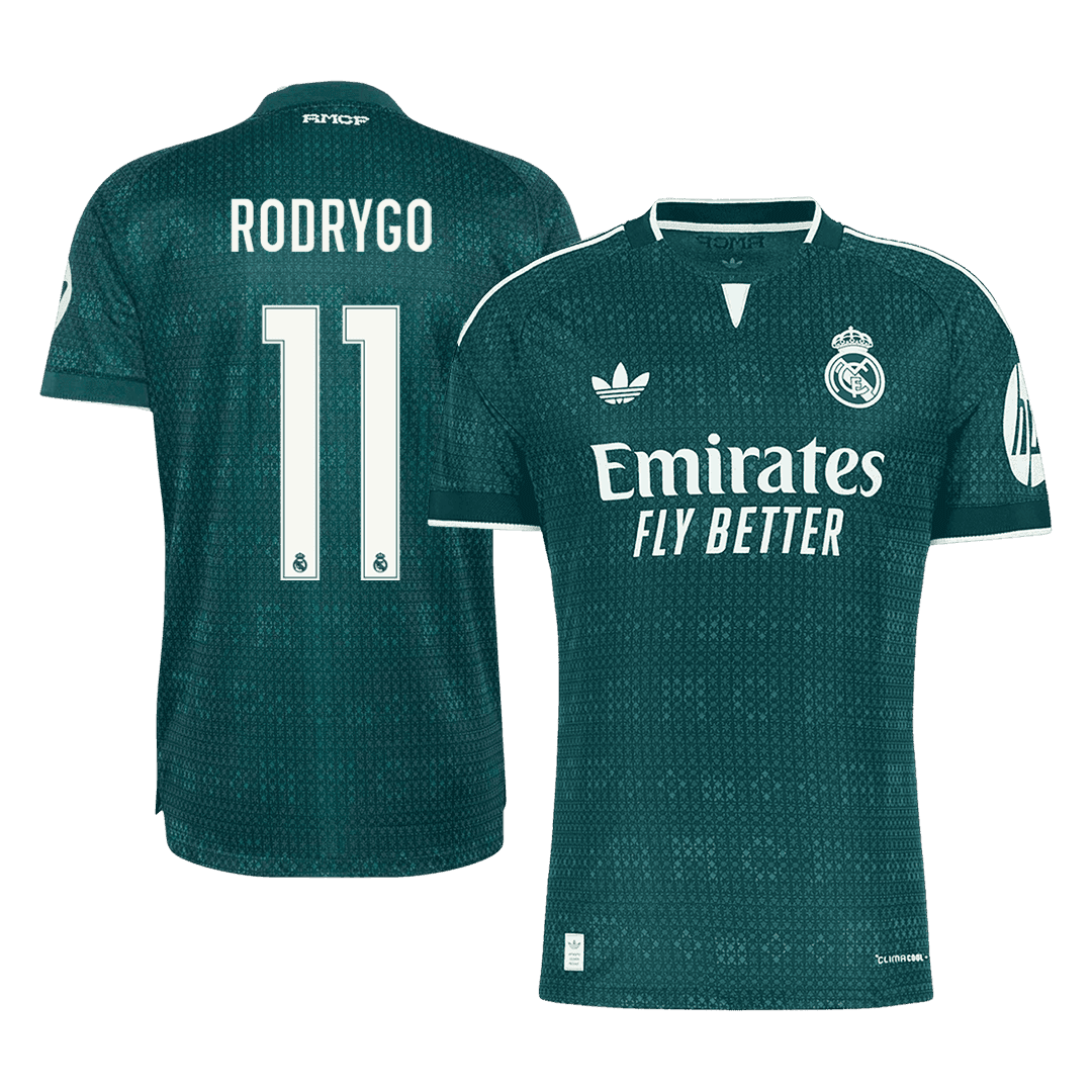 Męska wyjazdowa koszulka Realu Madryt 2026/27 – RODRYGO #11 (wersja zawodnicza)
