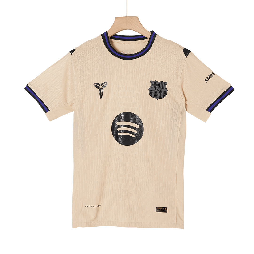 Męska Koszulka Wyjazdowa Barcelona ROONY #28 Wersja Piłkarska 2025/26 - UCL - Slim Fit
