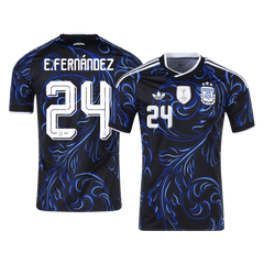 Męska koszulka Argentyny wyjazdowa E. FERNÁNDEZ #24 - Mundial 2026