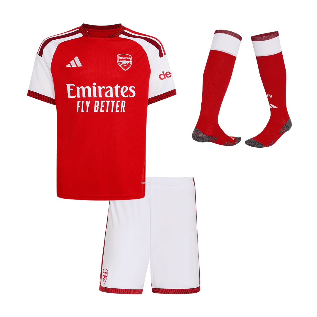 Dziecięcy domowy kompletny strój Arsenalu 2026/27