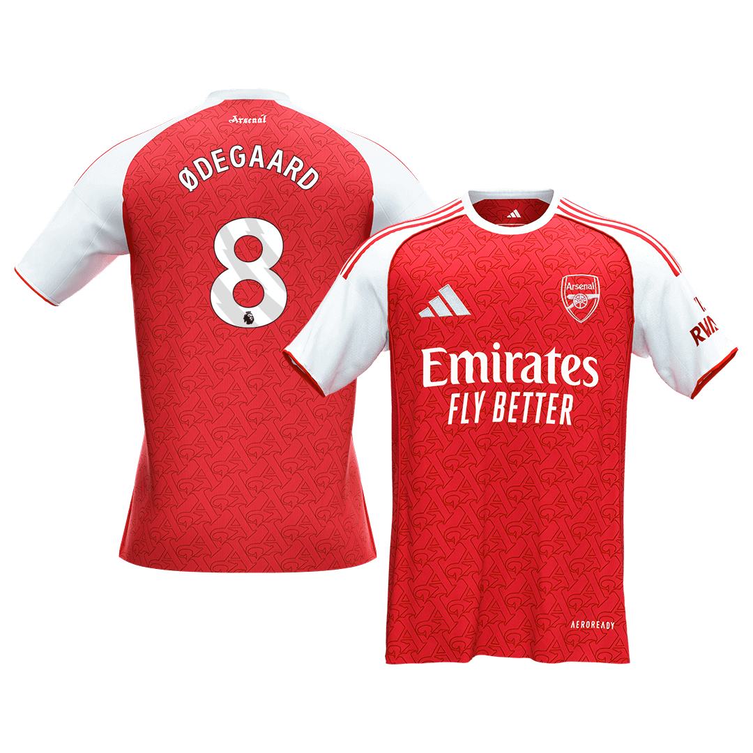 Męska Koszulka Domowa Arsenal ØDEGAARD #8 2025/26 [PREMIUM]