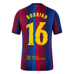 Męska domowa koszulka FC Barcelony 2026/27 – RODRIGO #16 (wersja zawodnicza, UCL)