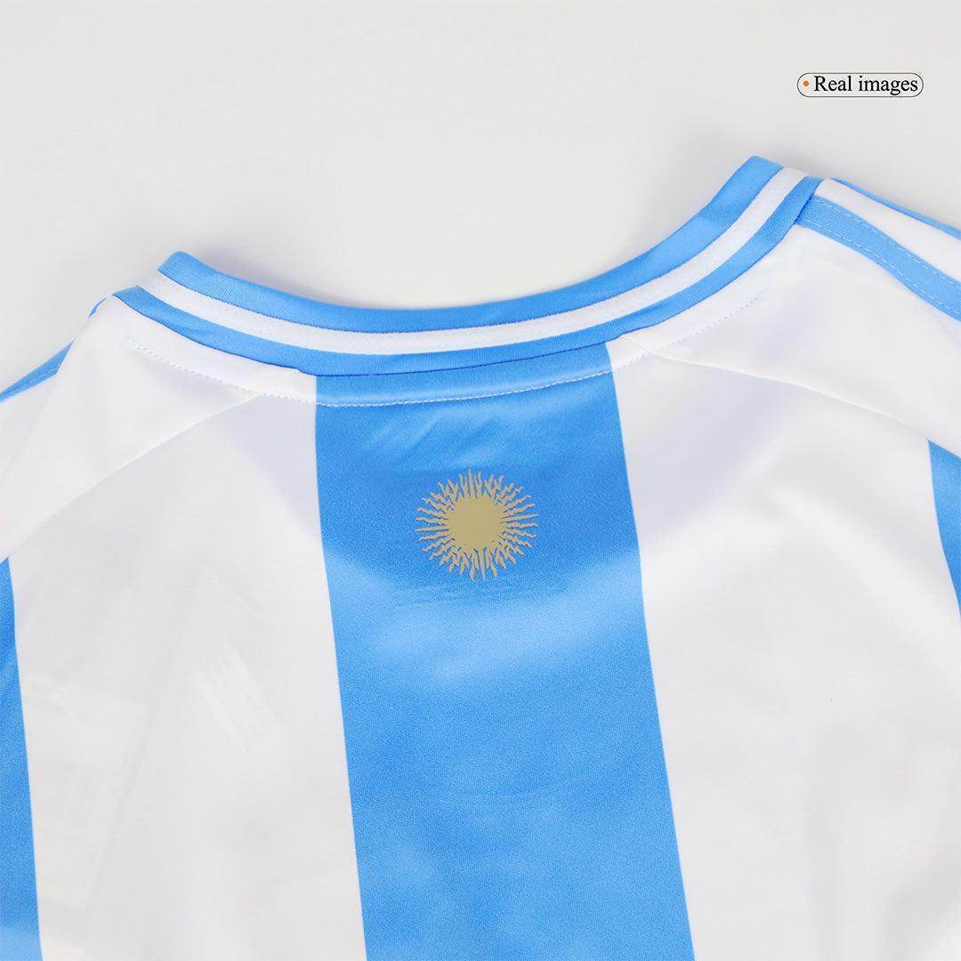 Męski Zestaw Domowy Argentyna 2024 (Koszulka + Spodenki + Skarpety) - Topowe Koszulki Pilkarskie Sklep Internetowy