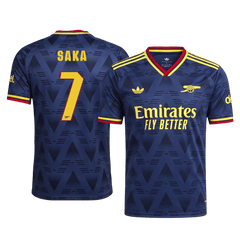 Męska wyjazdowa koszulka Arsenalu 2026/27 – SAKA #7 (wersja zawodnicza, UCL)