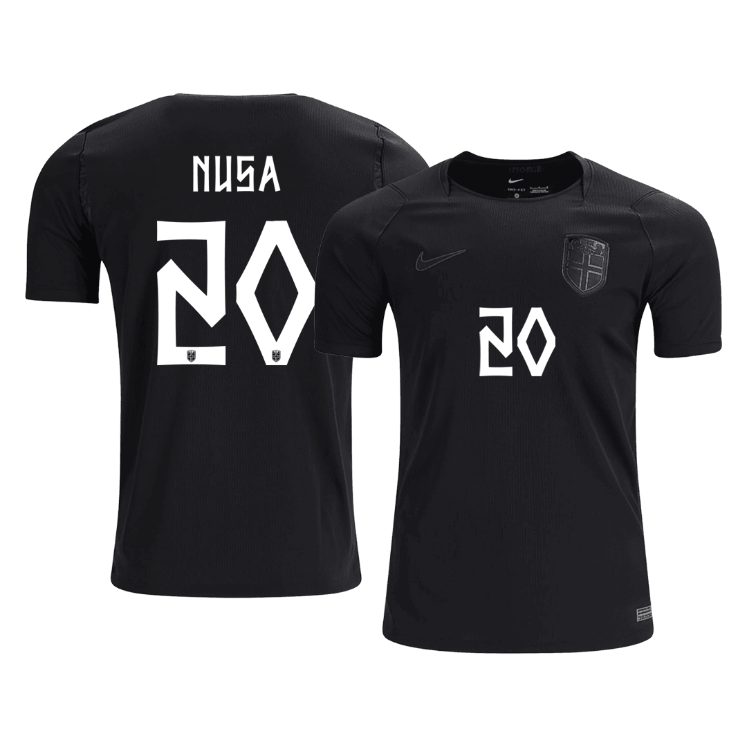Męska koszulka Norwegii wyjazdowa NUSA #20 – Mundial 2026