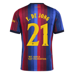 Męska domowa koszulka FC Barcelony 2026/27 – F. DE JONG #21 (UCL)