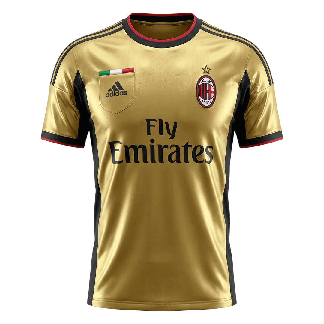 Męska Koszulka Retro Trzecia Wyjazdowa AC Milan 2013/14