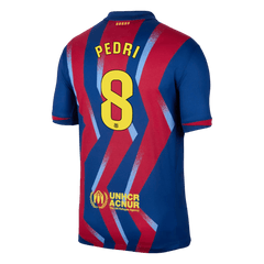 Męska Koszulka Czwarta Wyjazdowa Barcelona PEDRI #8 2025/26