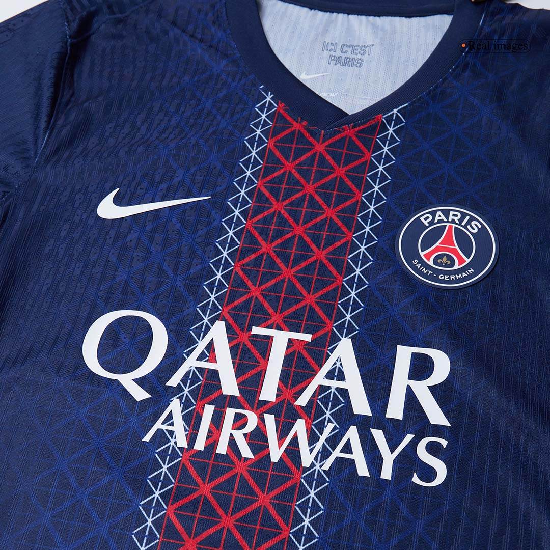Męska Koszulka Domowa PSG D.DOUÉ #14 Wersja Piłkarska 2025/26 - Slim Fit - Topowe Koszulki Pilkarskie Sklep Internetowy