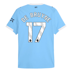 Męska Koszulka Domowa Manchester City DE BRUYNE #17 Wersja Piłkarska 2025/26 - Slim Fit - Topowe Koszulki Pilkarskie Sklep Internetowy
