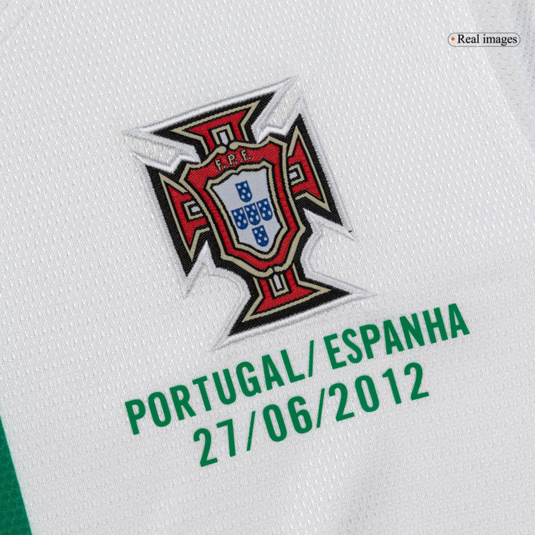 Męska Koszulka Retro Wyjazdowa Portugal 2012