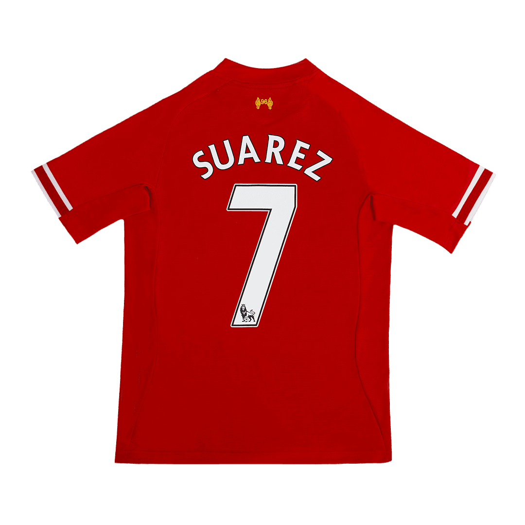 Męska Koszulka Retro Domowa Liverpool SUAREZ #7 13/14 - Topowe Koszulki Pilkarskie Sklep Internetowy