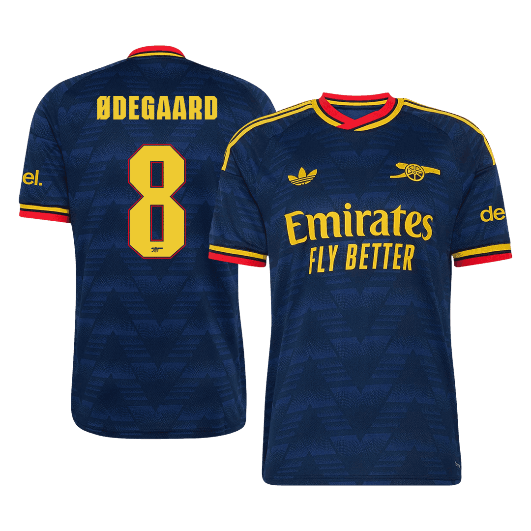 Męska wyjazdowa koszulka Arsenalu 2026/27 – ØDEGAARD #8 (UCL)