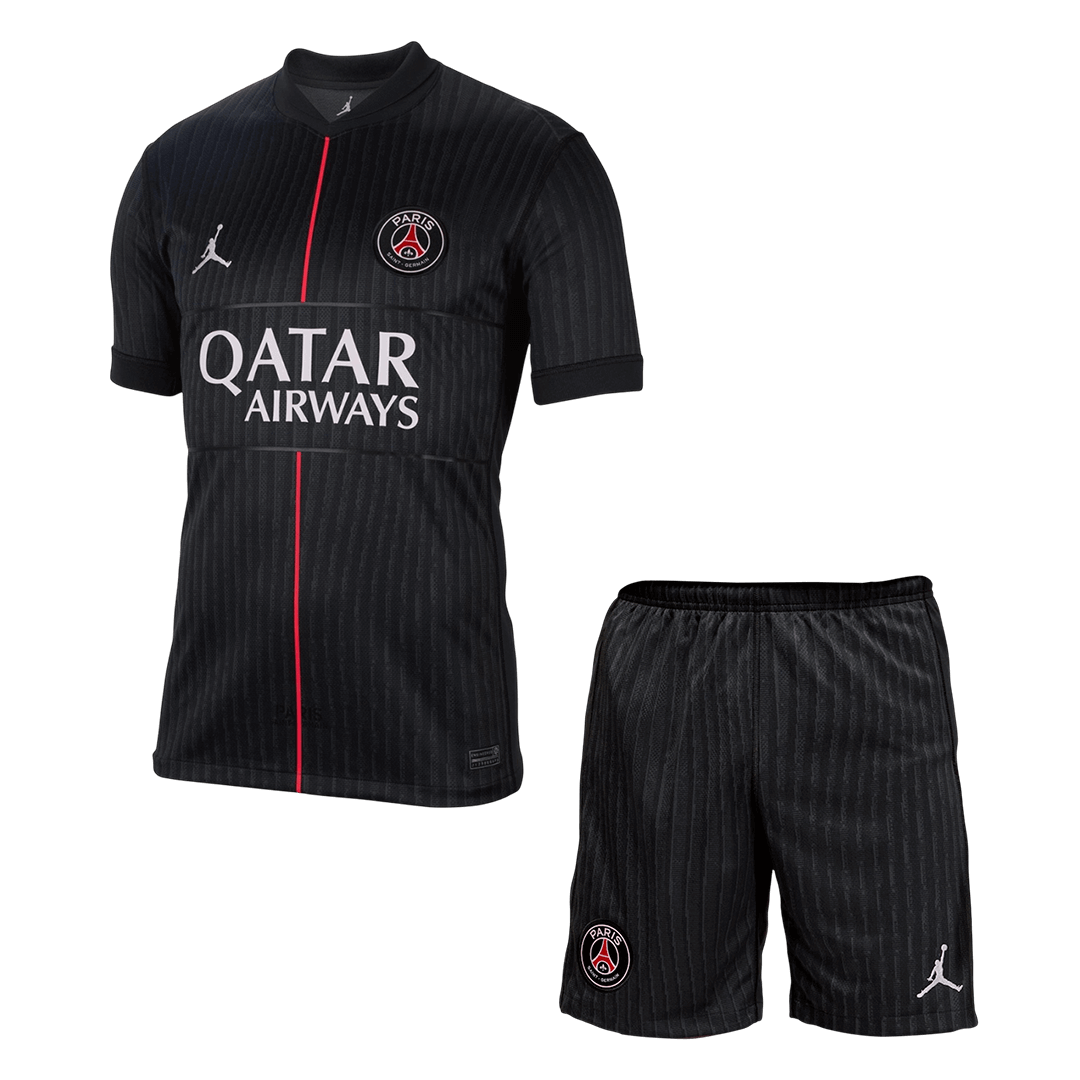 Męski Zestaw Czwarta Wyjazdowa PSG (Koszulka+Spodenki) 2025/26