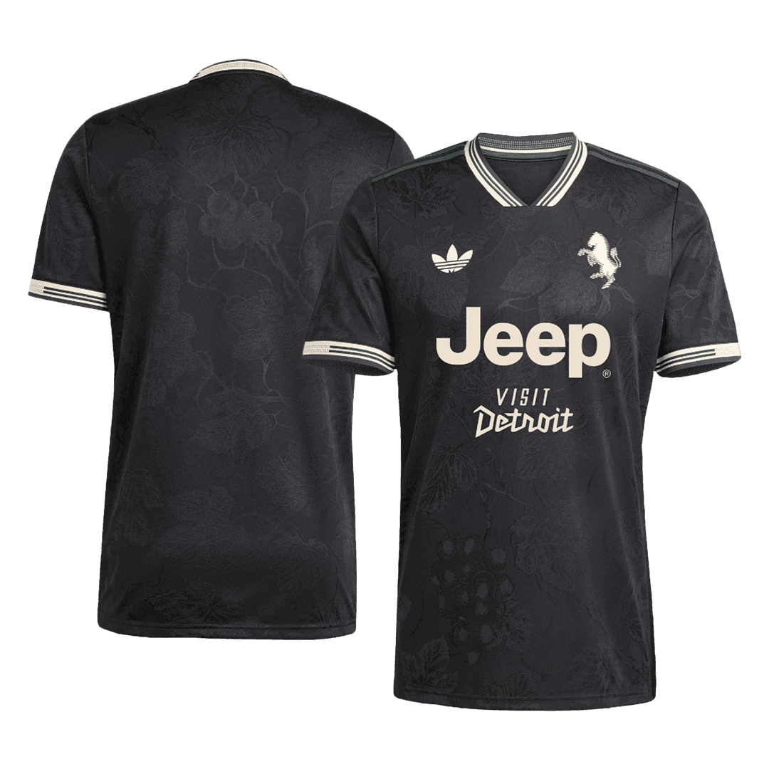 Męska Koszulka Trzecia Wyjazdowa Juventus Wersja Piłkarska 2025/26 - Slim Fit - Topowe Koszulki Pilkarskie Sklep Internetowy