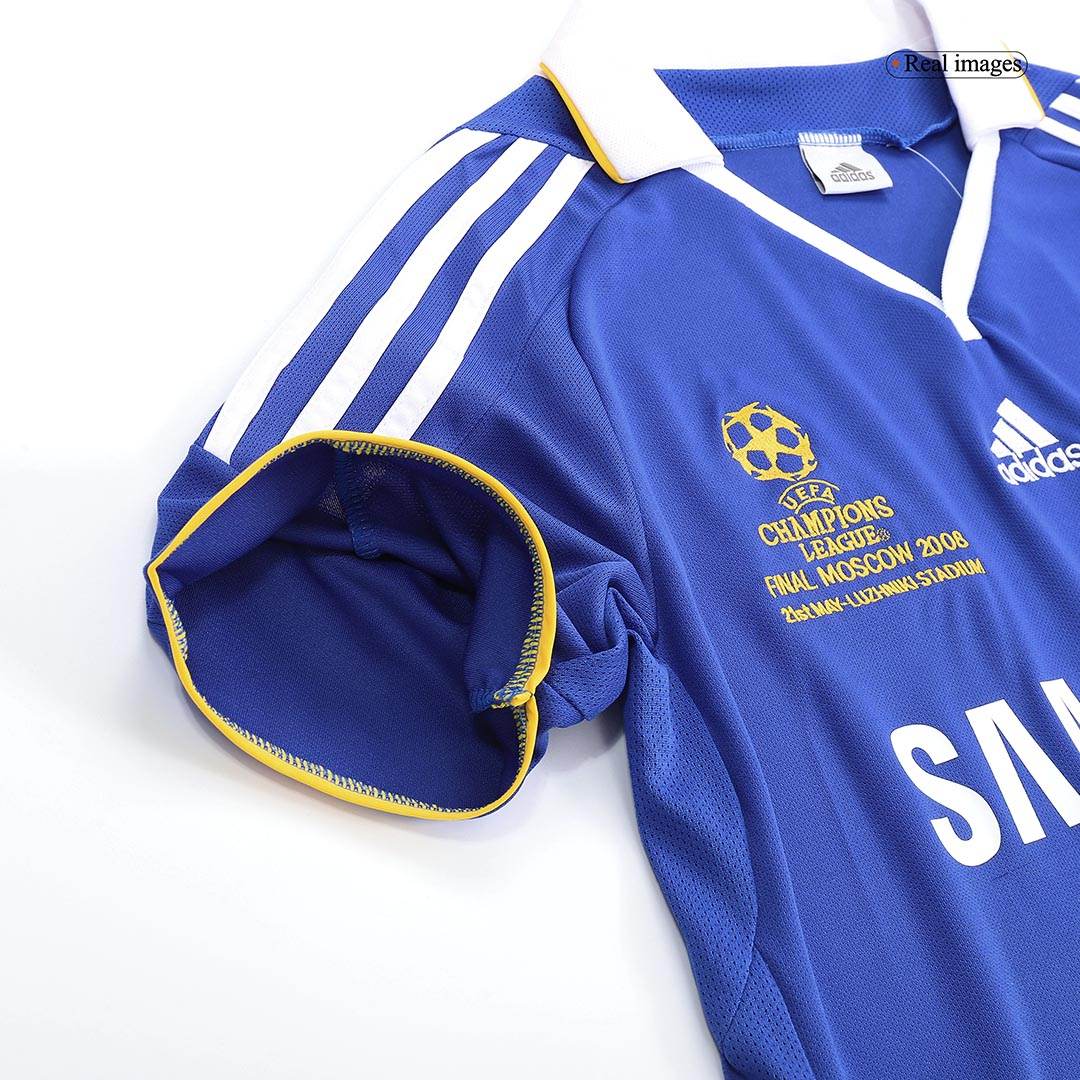 Męska Koszulka Retro Domowa Chelsea 2008 - UCL - Topowe Koszulki Pilkarskie Sklep Internetowy