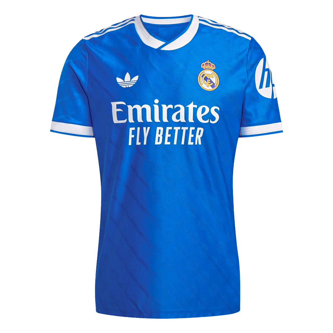 Męska Koszulka Trzecia Wyjazdowa Real Madrid Wersja Piłkarska 2025/26 - Slim Fit